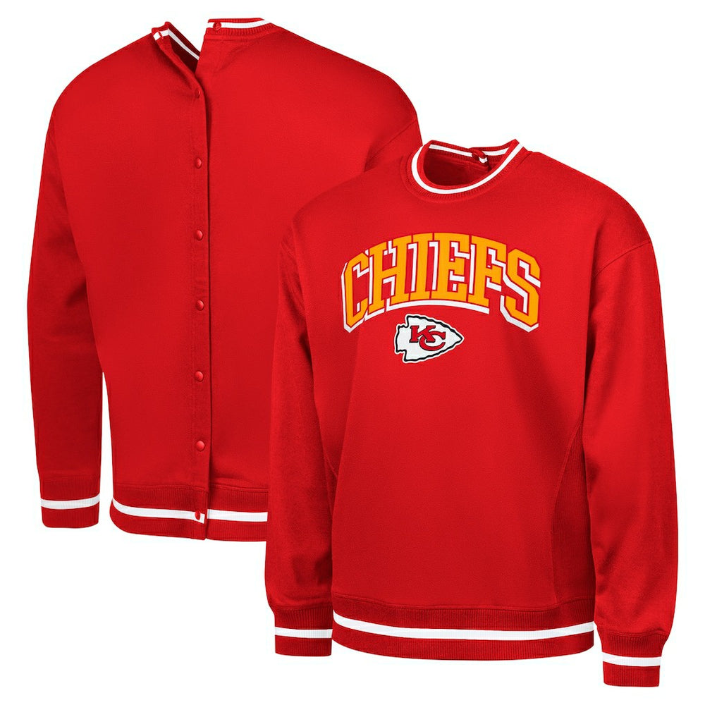 Kansas City Chiefs G-III Sports by Carl Banks Adaptive Blocker Fleece Pullover Sweatshirt - Red Pullover