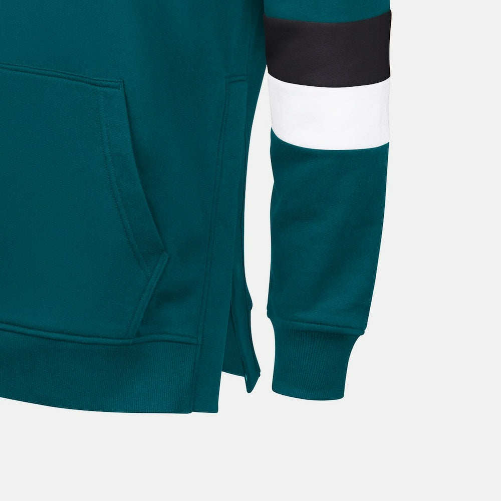 Philadelphia Eagles G-III Sports by Carl BanksMen's Adaptive Faceoff Pullover Hoodie - Midnight Green/Black Hoodies