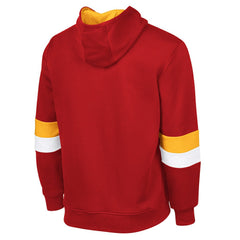 Kansas City Chiefs G-III Sports by Carl Banks Adaptive Faceoff Pullover Hoodie - Red/Gold Hoodies