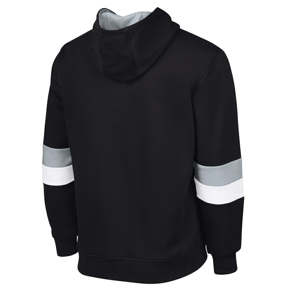 Las Vegas Raiders G-III Sports by Carl Banks Adaptive Faceoff Pullover Hoodie - Black/Silver Hoodies