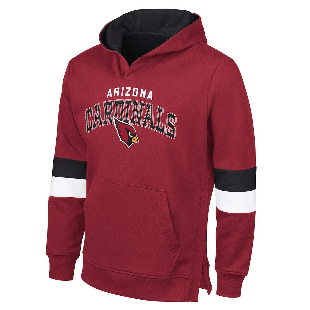 Arizona Cardinals G-III Sports by Carl Banks Adaptive Faceoff Pullover Hoodie - Cardinal/Black Hoodies