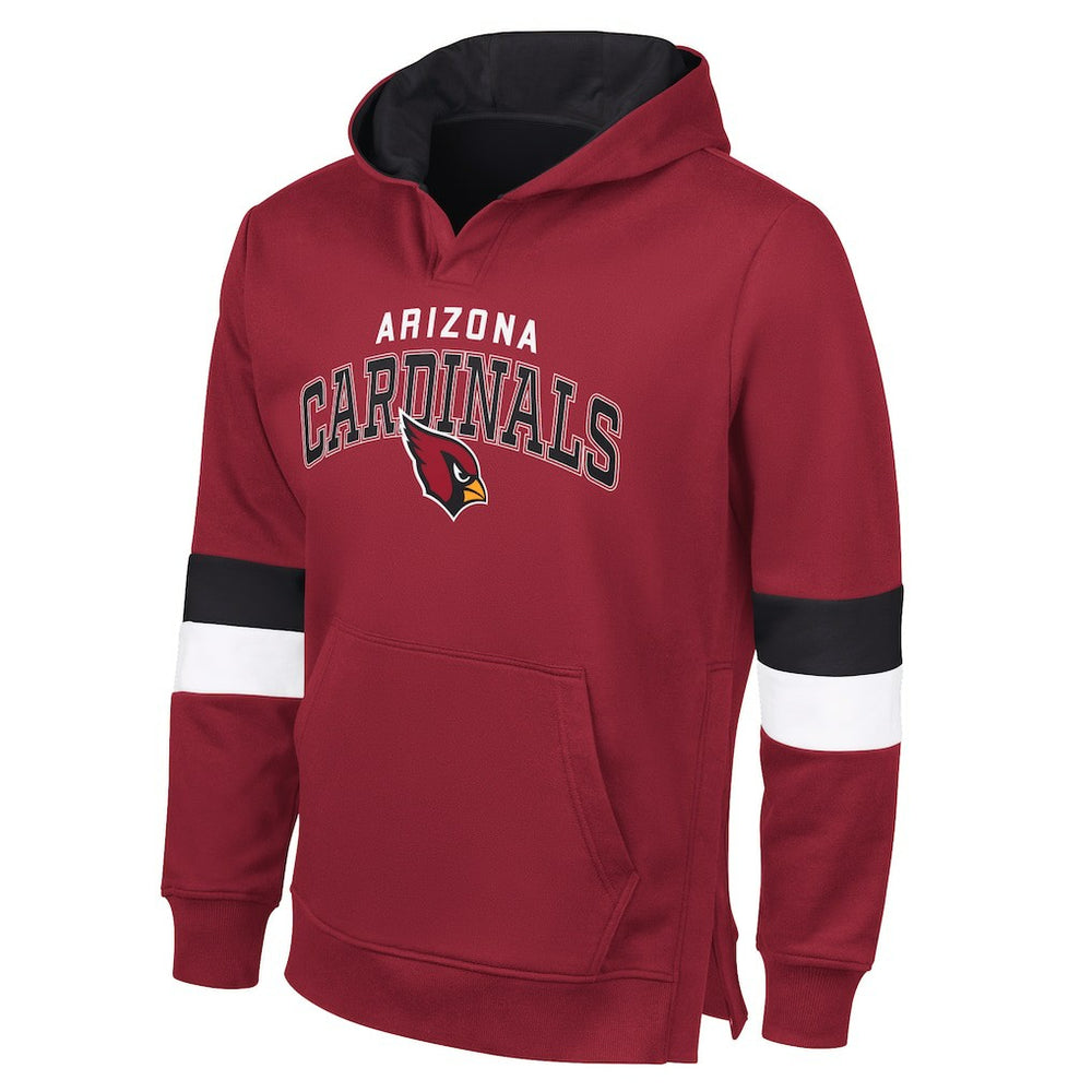Arizona Cardinals G-III Sports by Carl Banks Adaptive Faceoff Pullover Hoodie - Cardinal/Black Hoodies