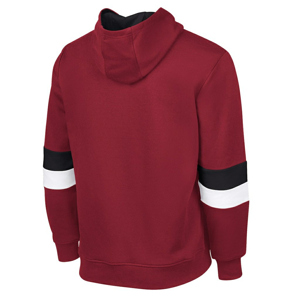 Arizona Cardinals G-III Sports by Carl Banks Adaptive Faceoff Pullover Hoodie - Cardinal/Black Hoodies