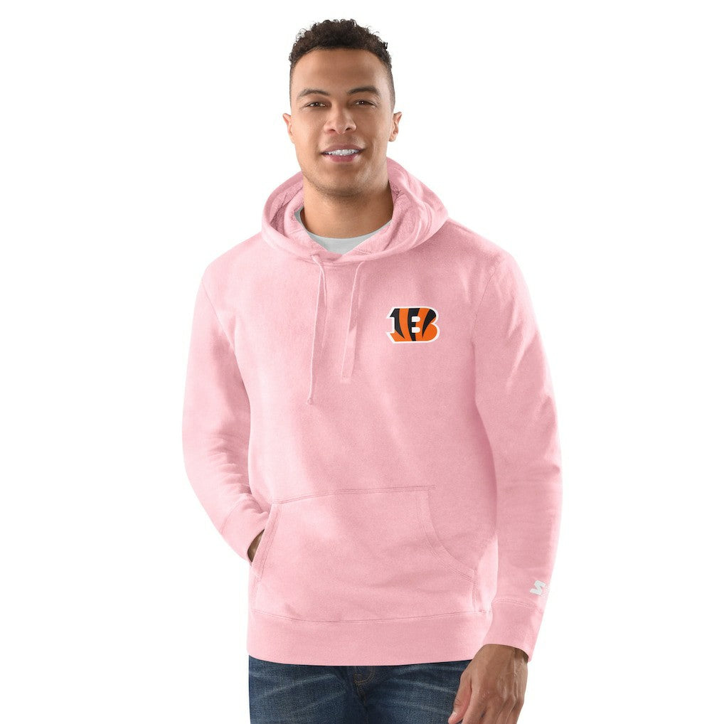Cincinnati Bengals Margaritaville Time Flies Garment Dyed Pullover Hoodie - Orange Hoodies