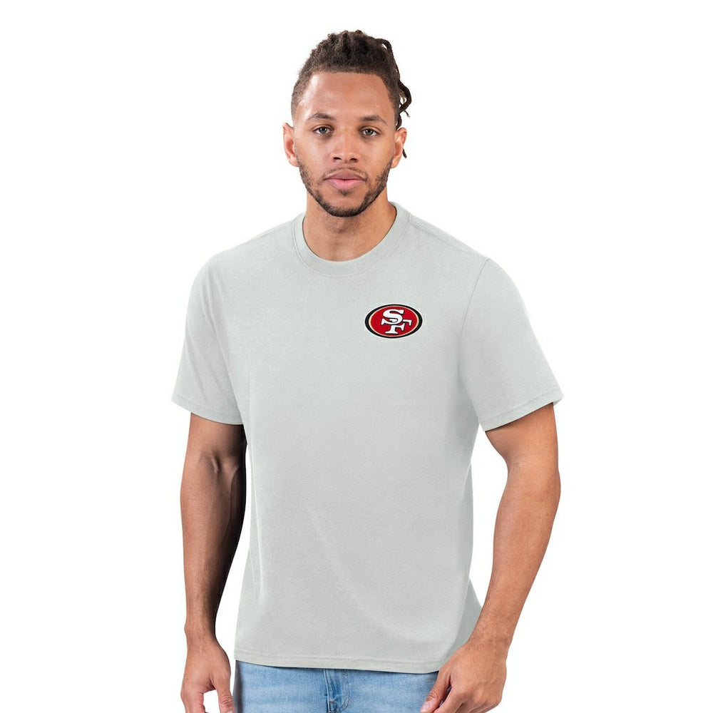 San Francisco 49ers Margaritaville Time Flies T-Shirt - Gray T-shirts