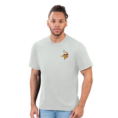 Minnesota Vikings Margaritaville Time Flies T-Shirt - Gray T-shirts