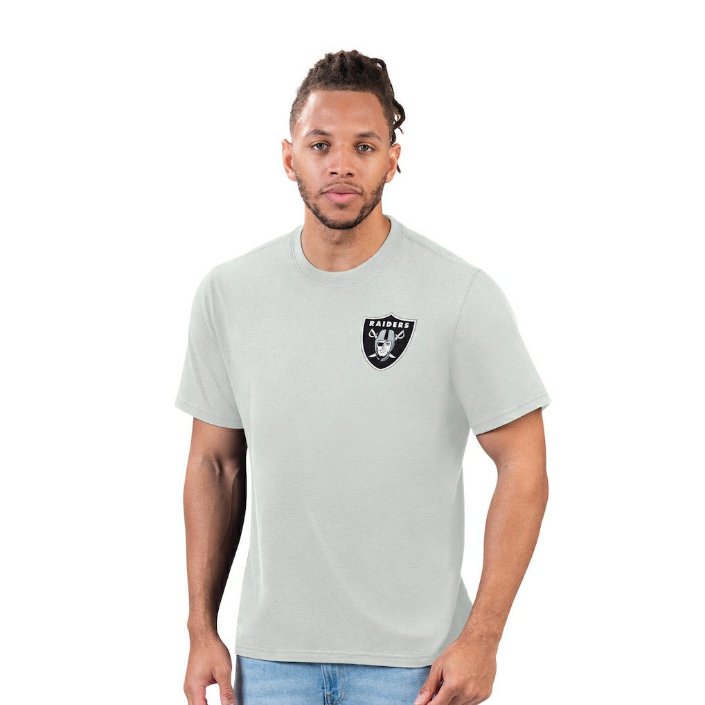 Las Vegas Raiders Margaritaville Time Flies T-Shirt - Gray T-shirts