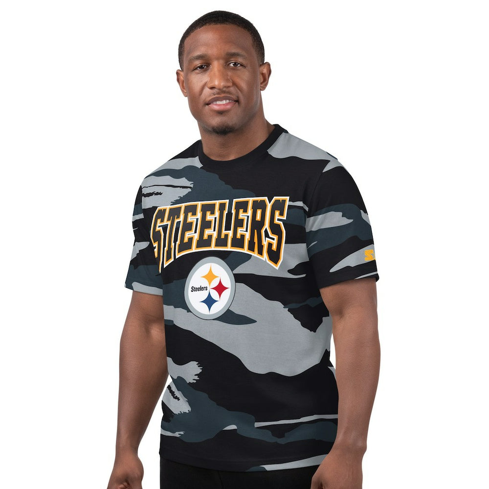 Pittsburgh Steelers Starter Thursday Night Gridiron T-Shirt - Gray T-shirts