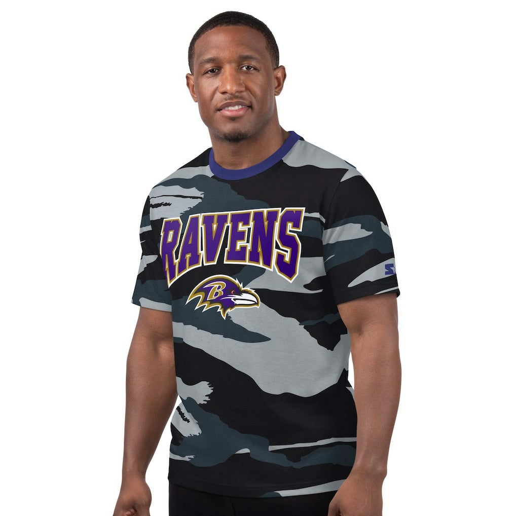Baltimore Ravens Starter Thursday Night Gridiron T-Shirt - Gray T-shirts