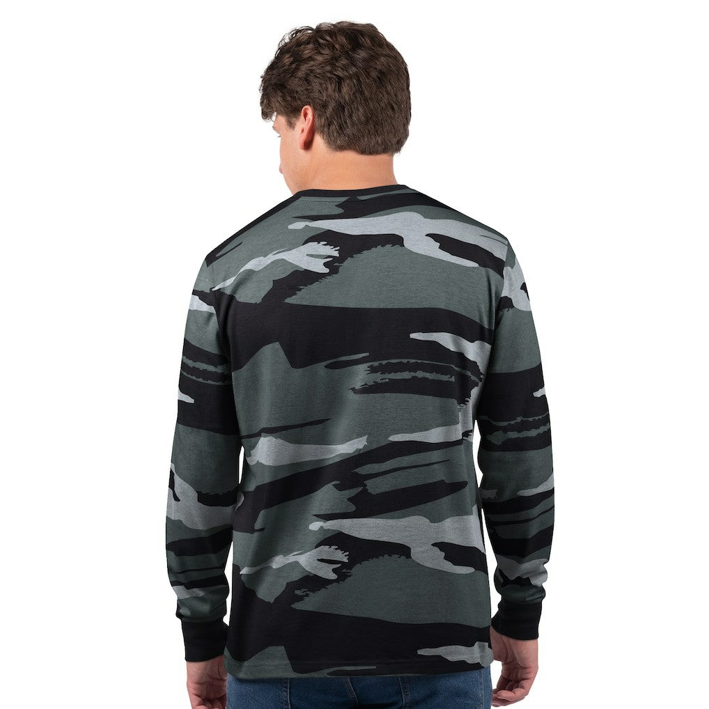 Carolina Panthers Starter Thursday Night Gridiron Long Sleeve T-Shirt- Gray - Gray T-shirts