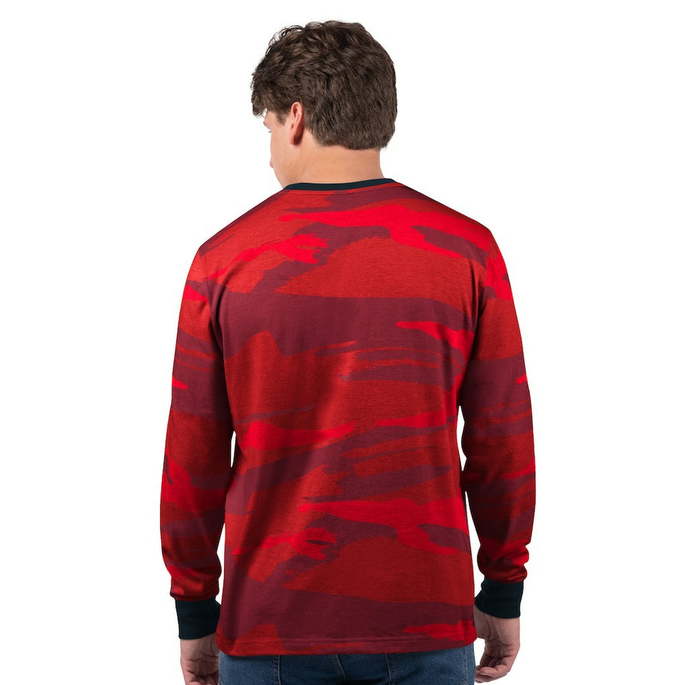Houston Texans Starter Thursday Night Gridiron Long Sleeve T-Shirt- Red - Red T-shirts