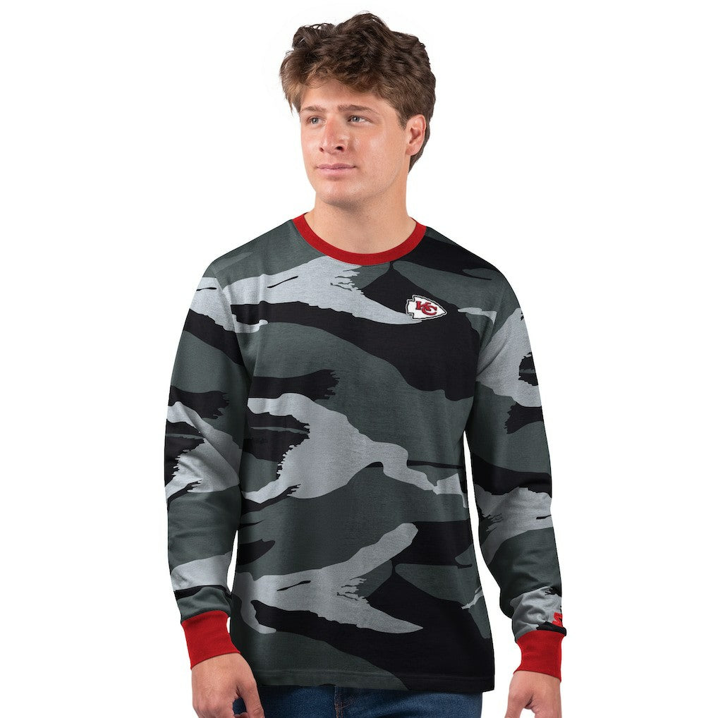 Kansas City Chiefs Starter Thursday Night Gridiron Long Sleeve T-Shirt- Gray - Gray T-shirts