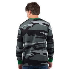Philadelphia Eagles Starter Thursday Night Gridiron Vintage Logo Long Sleeve T-Shirt - Gray T-shirts