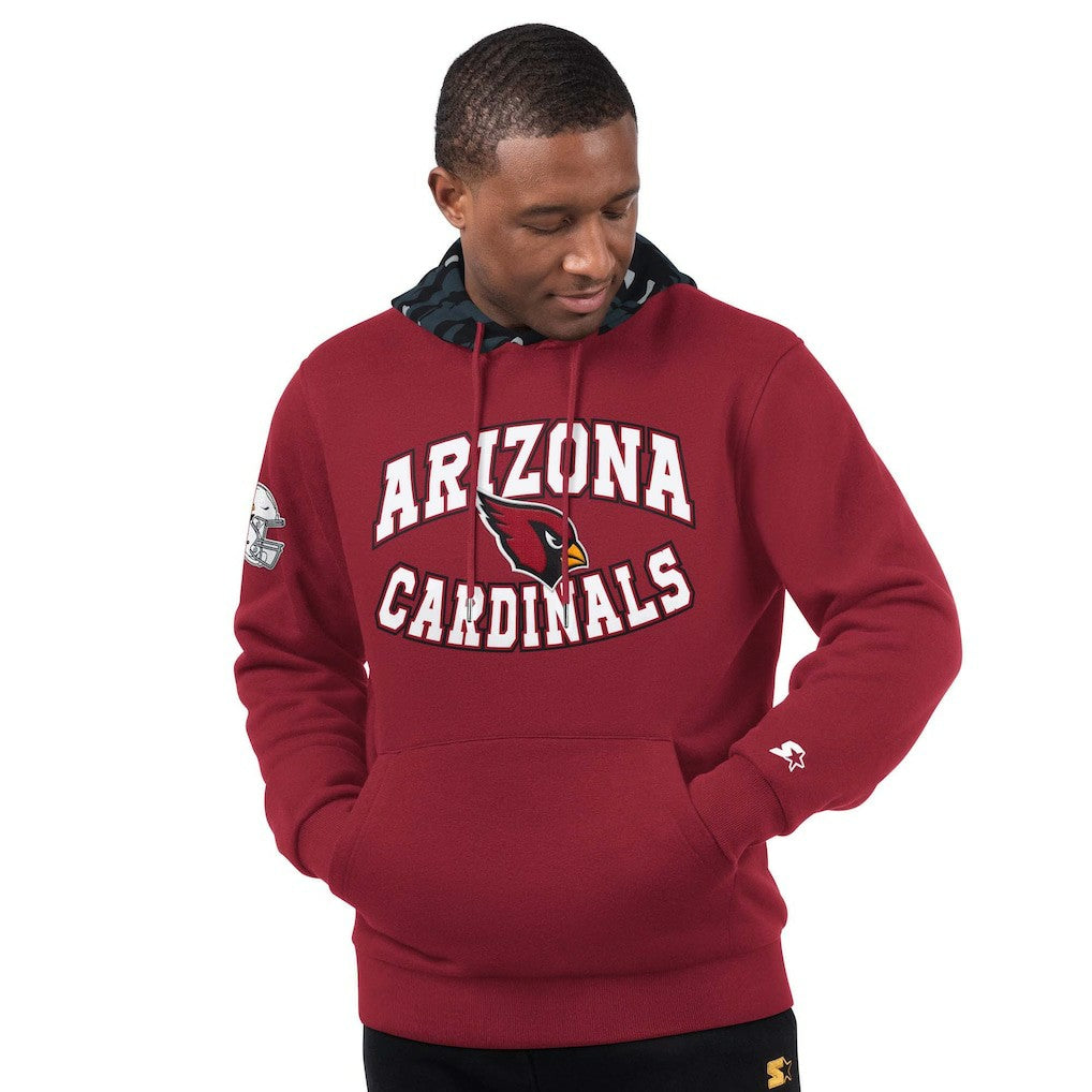 Arizona Cardinals Starter Thursday Night Gridiron Pullover Hoodie - Cardinal Hoodies