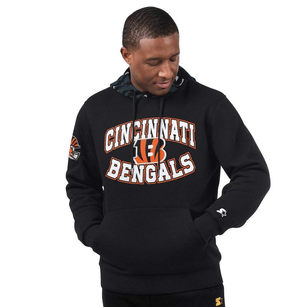 Cincinnati Bengals Starter Thursday Night Gridiron Pullover Hoodie - Black Hoodies