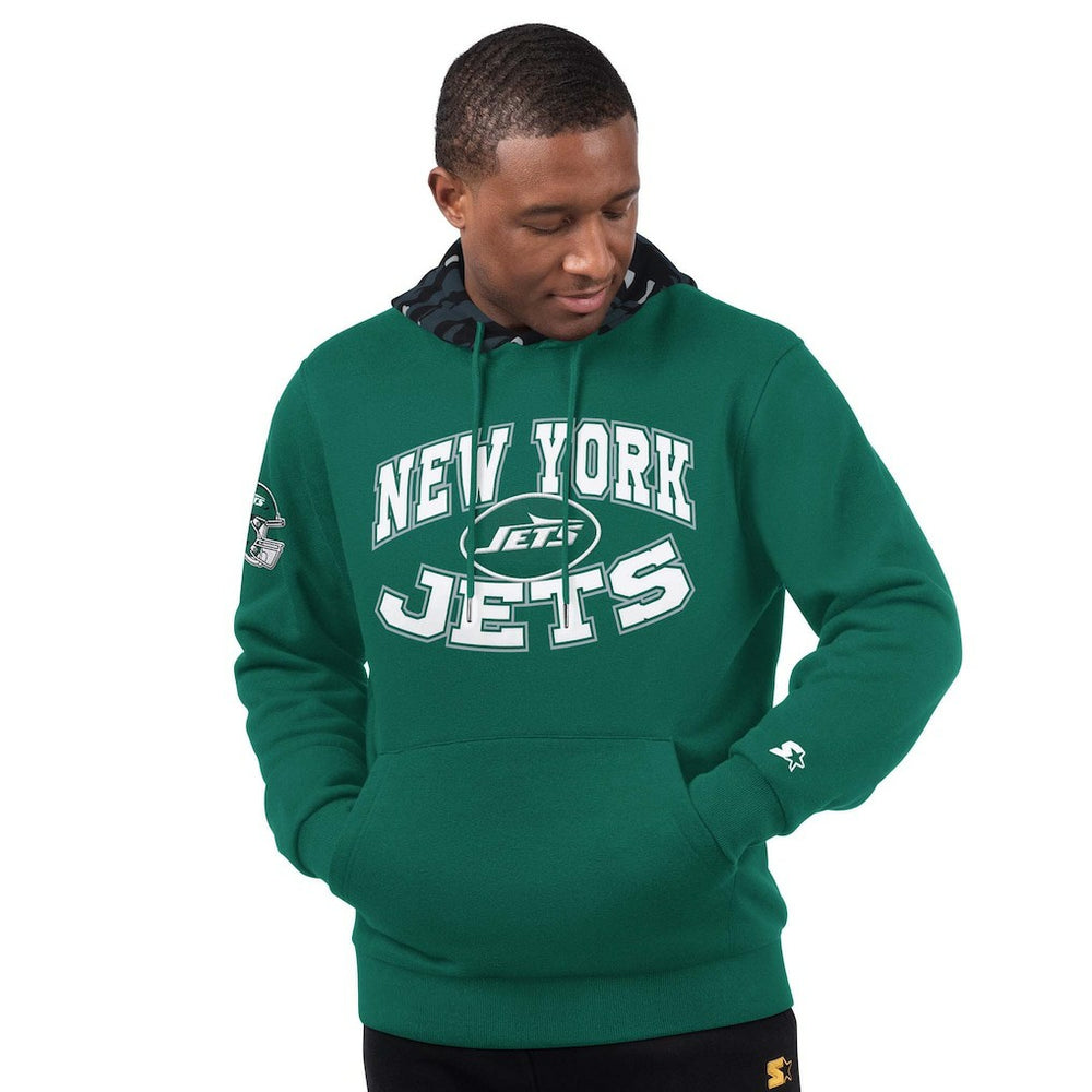 New York Jets Starter Thursday Night Gridiron Pullover Hoodie - Green Hoodies