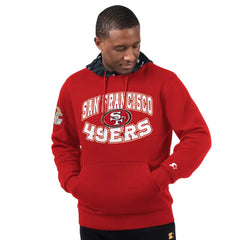 San Francisco 49ers Starter Thursday Night Gridiron Pullover Hoodie - Scarlet Hoodies