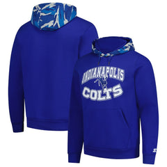 Indianapolis Colts Starter Thursday Night Gridiron Vintage Logo Pullover Hoodie - Royal Hoodies