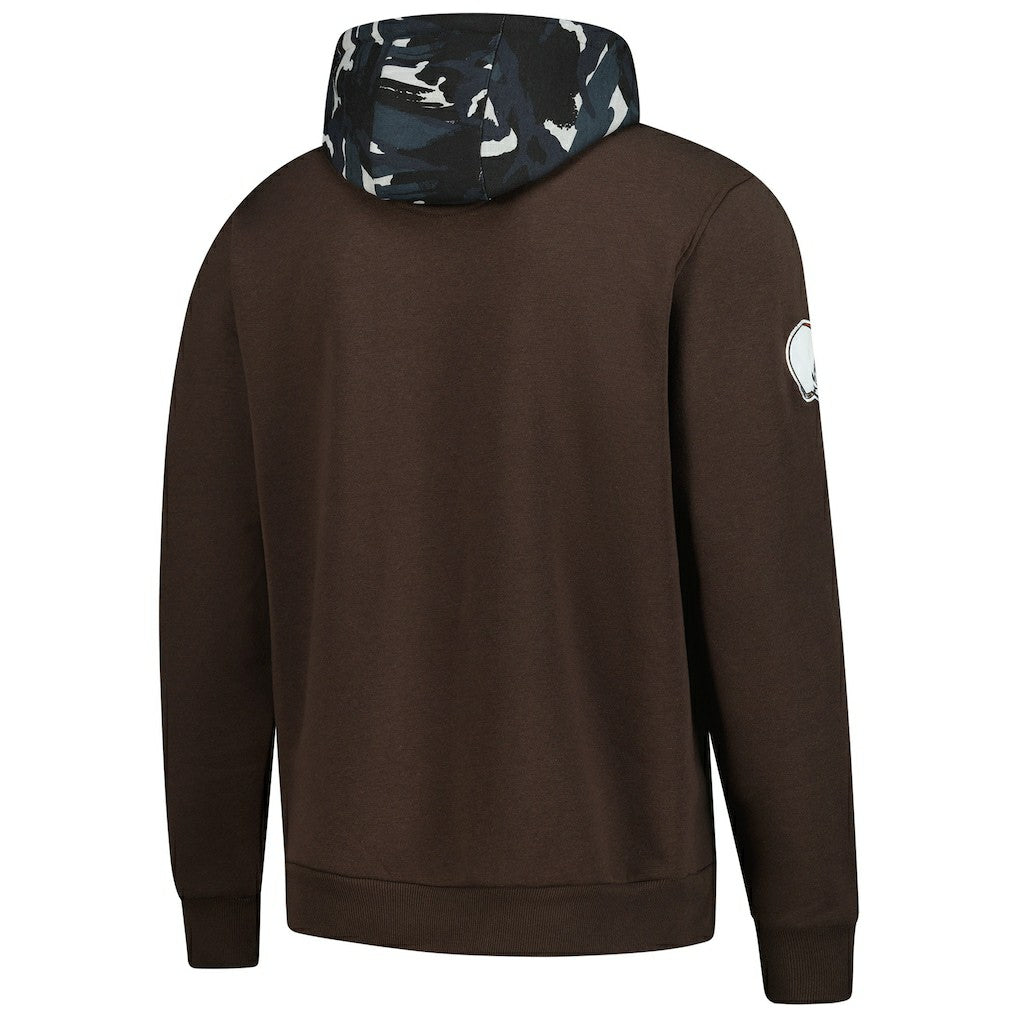 Cleveland Browns Starter Thursday Night Gridiron Vintage Logo Pullover Hoodie - Brown Hoodies