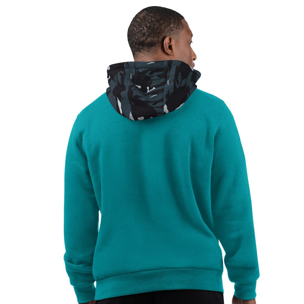 Miami Dolphins Starter Thursday Night Gridiron Vintage Logo Pullover Hoodie - Aqua Hoodies