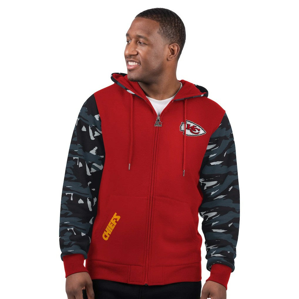 Kansas City Chiefs Starter Thursday Night Gridiron Full-Zip Hoodie - Red Hoodies