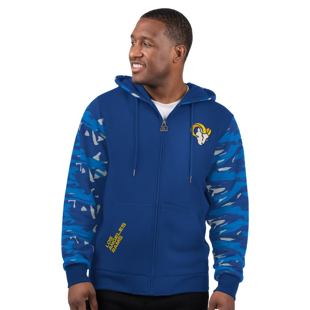 Los Angeles Rams Starter Thursday Night Gridiron Full-Zip Hoodie - Royal Hoodies