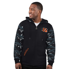 Cincinnati Bengals Starter Thursday Night Gridiron Full-Zip Hoodie - Black Hoodies