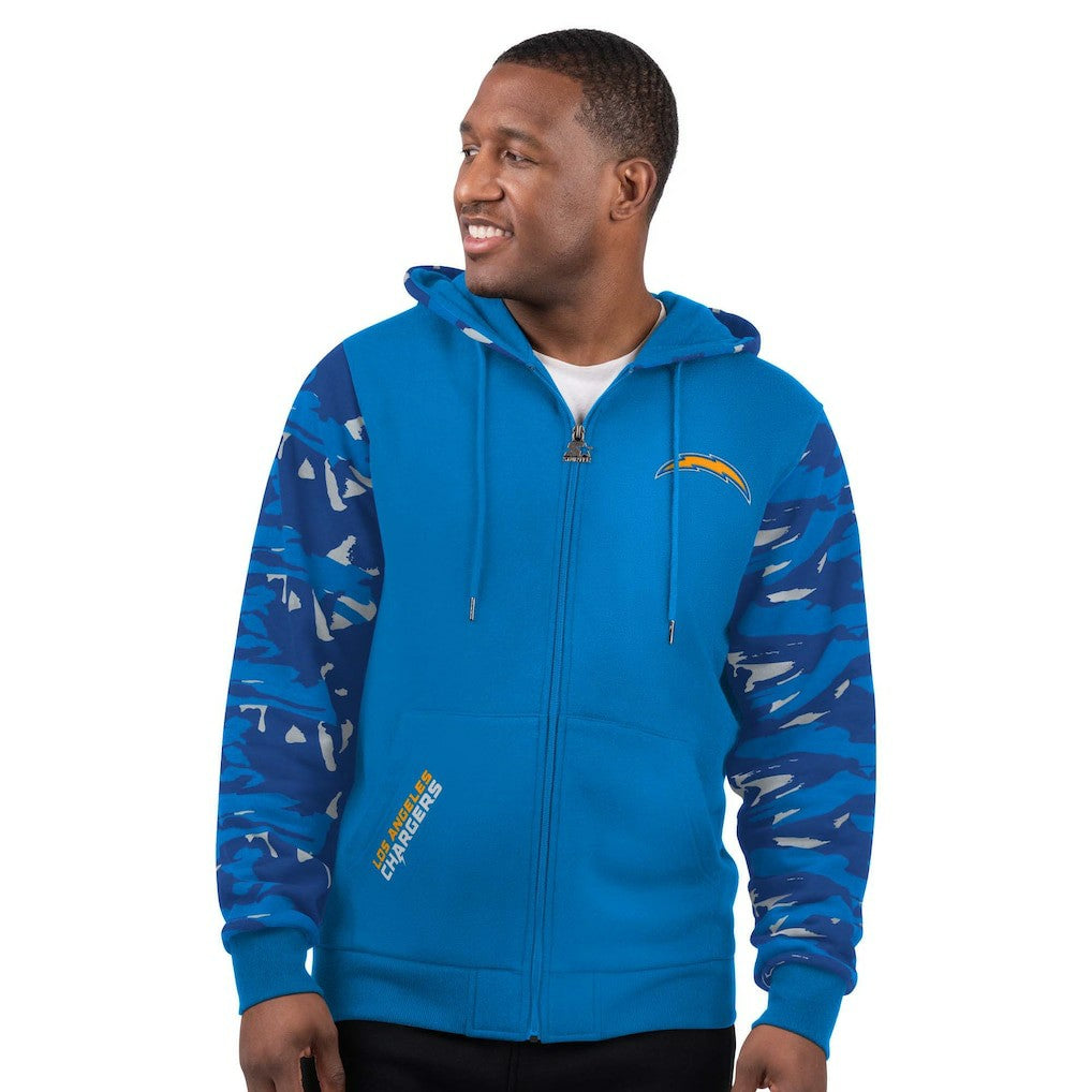 Los Angeles Chargers Starter Thursday Night Gridiron Full-Zip Hoodie - Powder Blue Hoodies