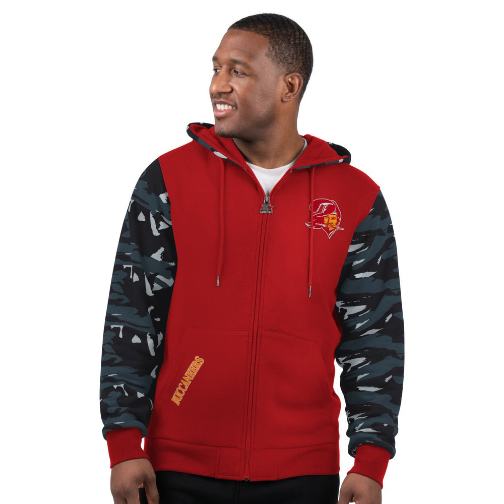 Tampa Bay Buccaneers Starter Thursday Night Gridiron Vintage Logo Full-Zip Hoodie - Red Hoodies