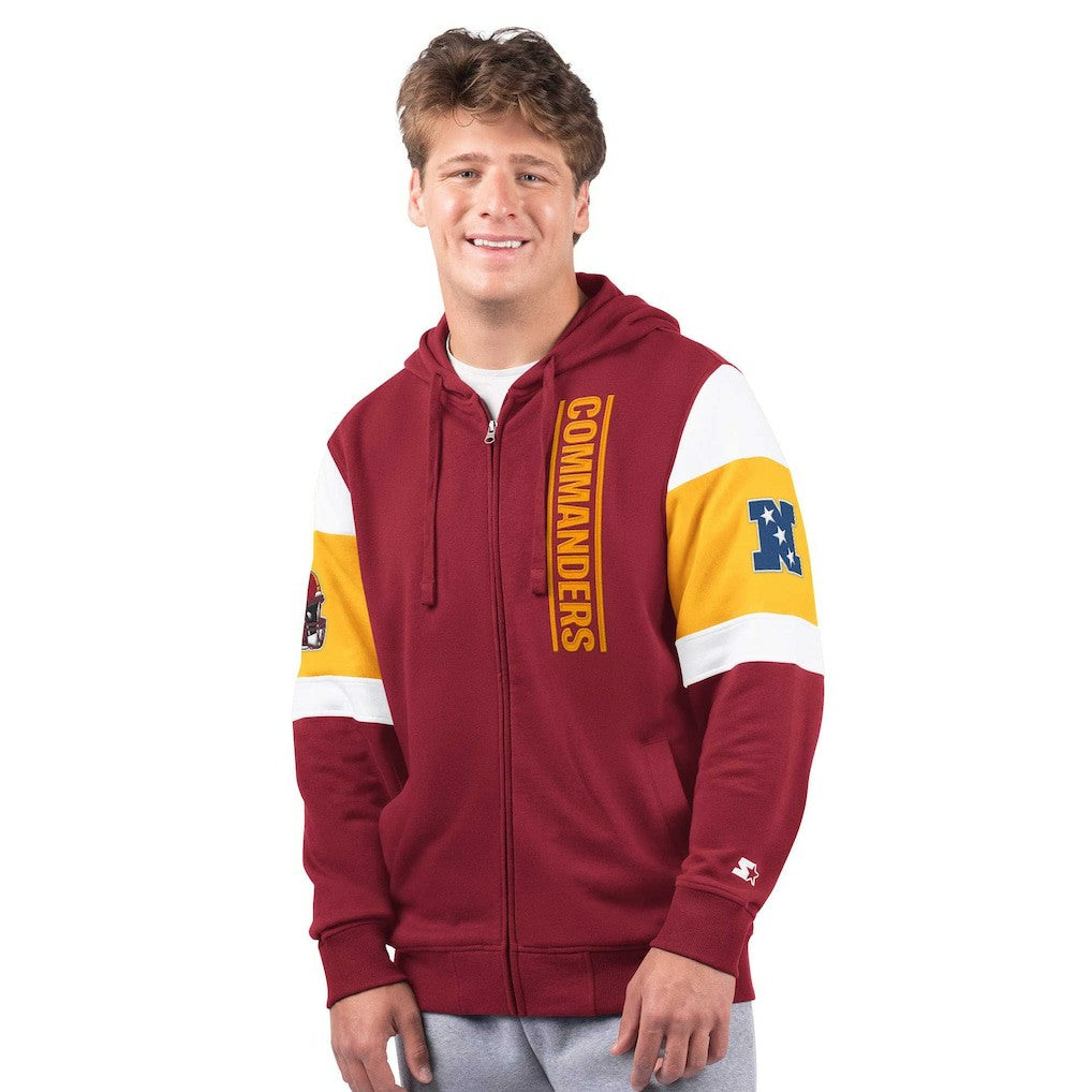 Washington Commanders Starter Extreme Full-Zip Hoodie - Burgundy Hoodies