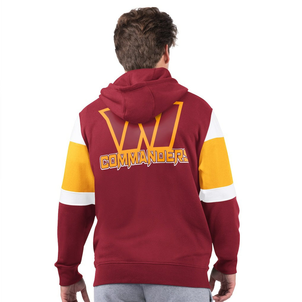 Washington Commanders Starter Extreme Full-Zip Hoodie - Burgundy Hoodies