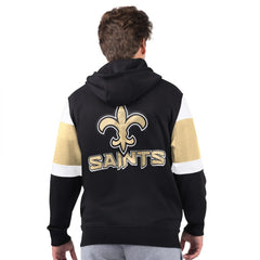 New Orleans Saints Starter Extreme Full-Zip Hoodie - Black Hoodies