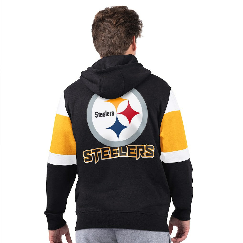 Pittsburgh Steelers Starter Extreme Full-Zip Hoodie - Black Hoodies