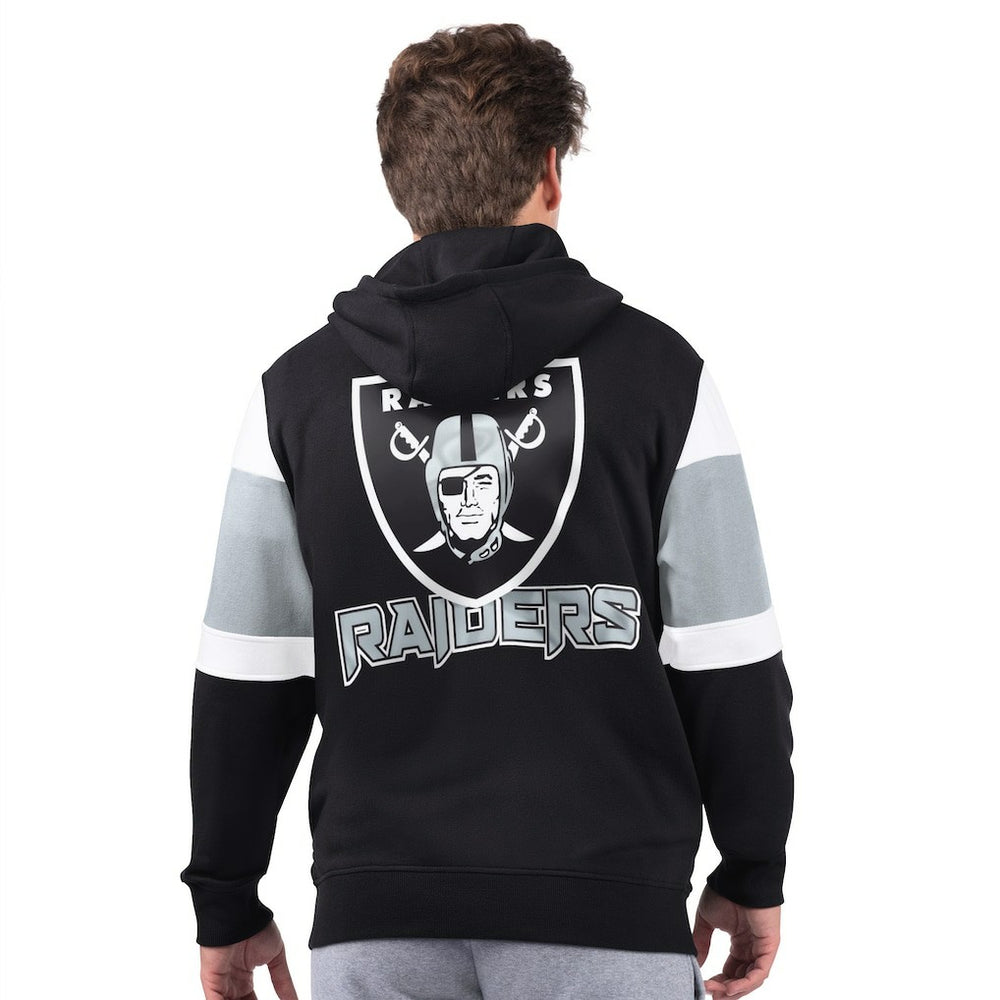 Las Vegas Raiders Starter Extreme Full-Zip Hoodie - Black Hoodies