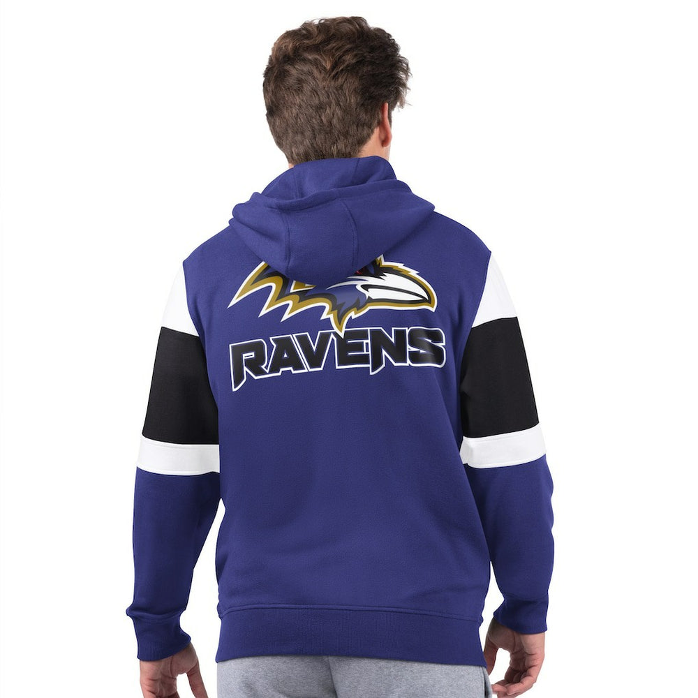 Baltimore Ravens Starter Extreme Full-Zip Hoodie - Purple Hoodies