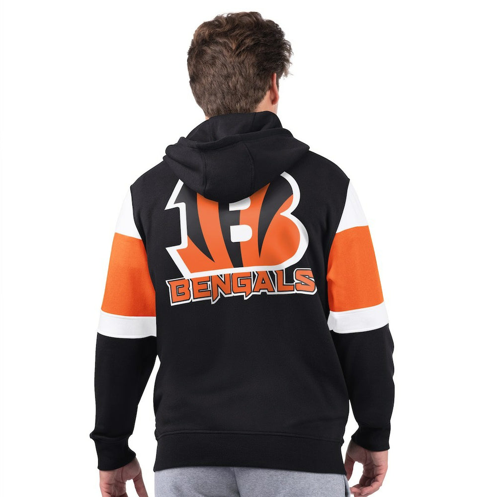Cincinnati Bengals Starter Extreme Full-Zip Hoodie - Black Hoodies