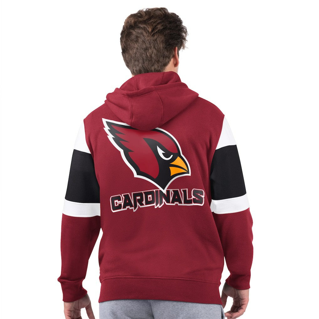 Arizona Cardinals Starter Extreme Full-Zip Hoodie - Cardinal Hoodies