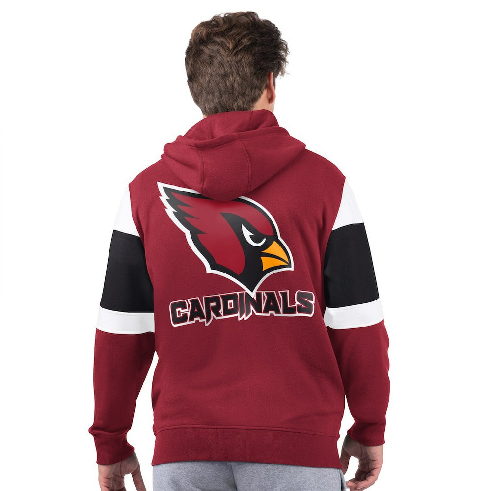 Arizona Cardinals Starter Extreme Full-Zip Hoodie - Cardinal Hoodies