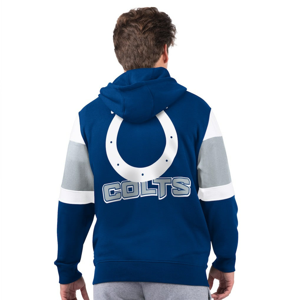 Indianapolis Colts Starter Extreme Full-Zip Hoodie - Royal Hoodies
