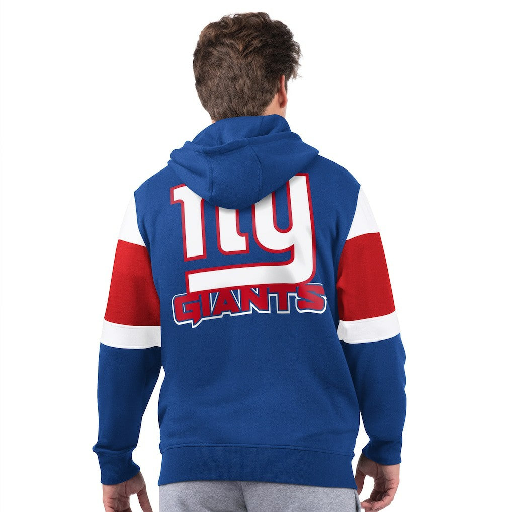 New York Giants Starter Extreme Full-Zip Hoodie - Royal Hoodies