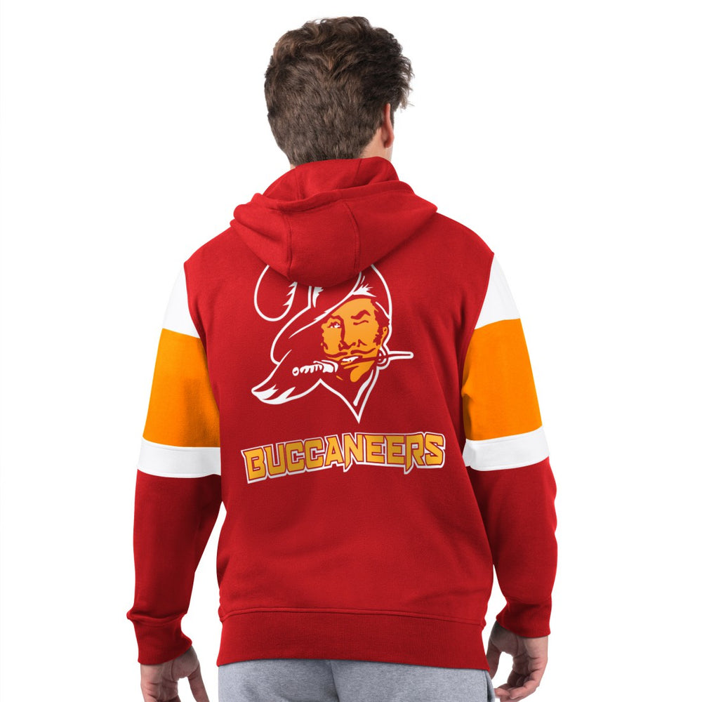 Tampa Bay Buccaneers Starter Extreme Vintage Logo Full-Zip Hoodie - Red Hoodies