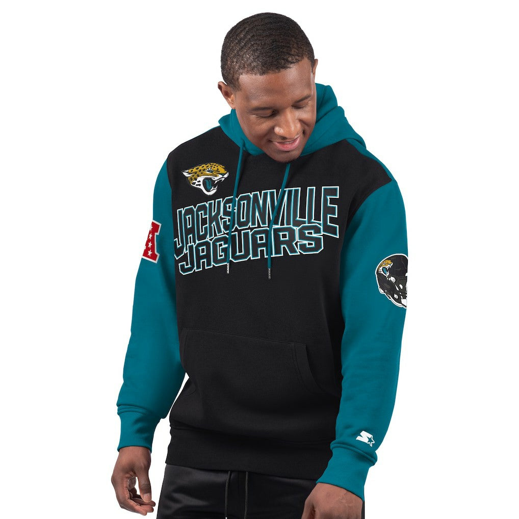 Jacksonville Jaguars Starter Extreme Pullover Hoodie - Black Hoodies