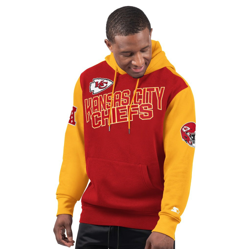 Kansas City Chiefs Starter Extreme Pullover Hoodie - Red Hoodies