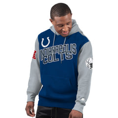 Indianapolis Colts Starter Extreme Pullover Hoodie - Royal Hoodies