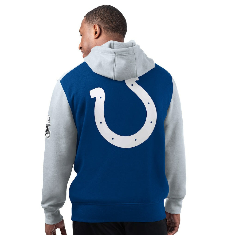 Indianapolis Colts Starter Extreme Pullover Hoodie - Royal Hoodies