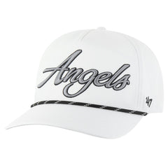 Los Angeles Angels '47 Overhand Speckle Hitch Rope Adjustable Hat - White Hats