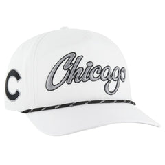 Chicago Cubs '47 Overhand Speckle Hitch Rope Adjustable Hat - White Hats