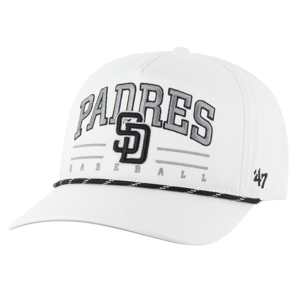 San Diego Padres '47 Roscoe Speckle Hitch Adjustable Hat - White Hats