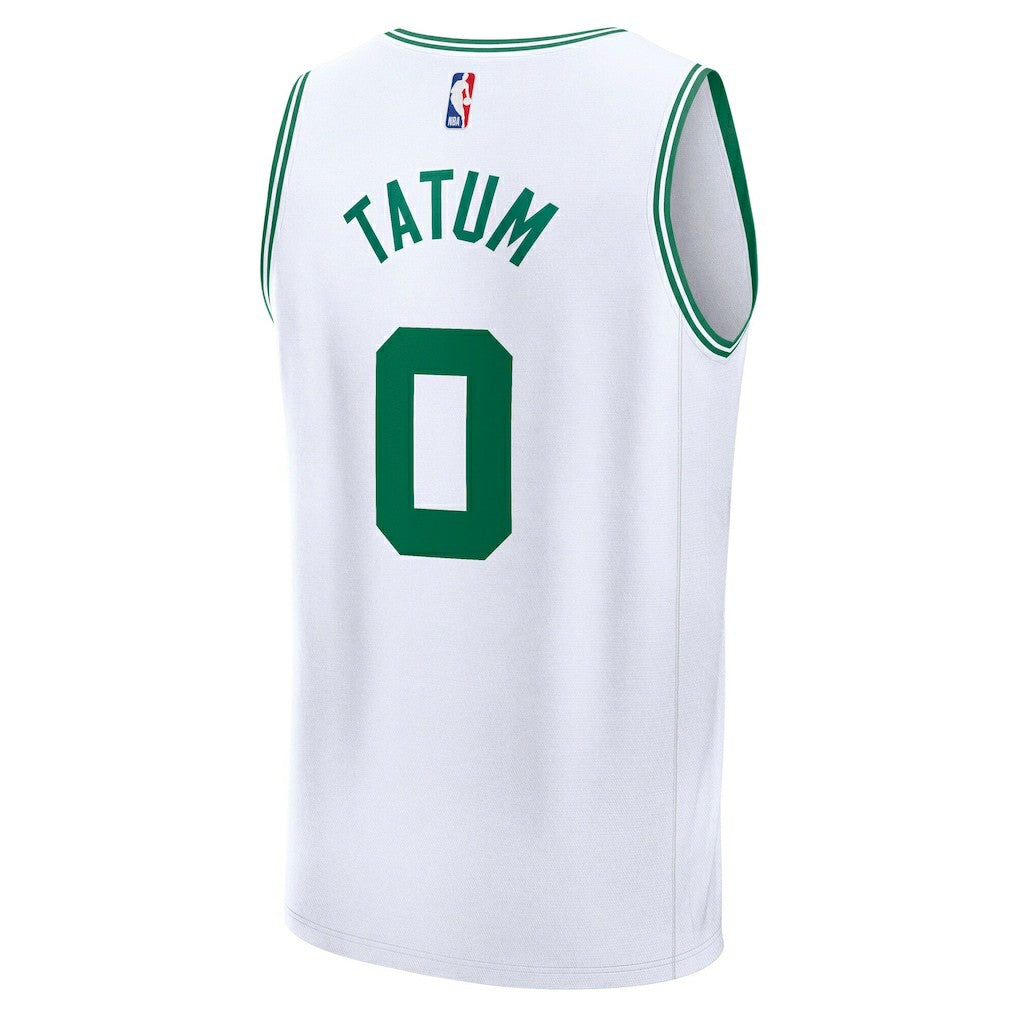 Jayson Tatum Boston Celtics Fast Break Replica Player Jersey Association Edition White - Fanatics