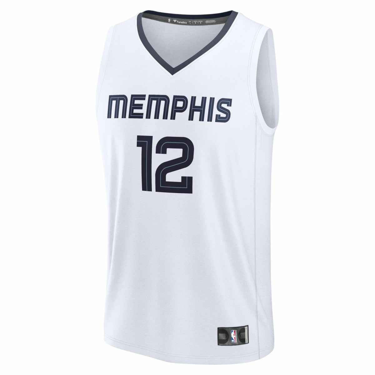 Ja Morant Memphis Grizzlies Fast Break Replica Player Jersey Association Edition White - Fanatics